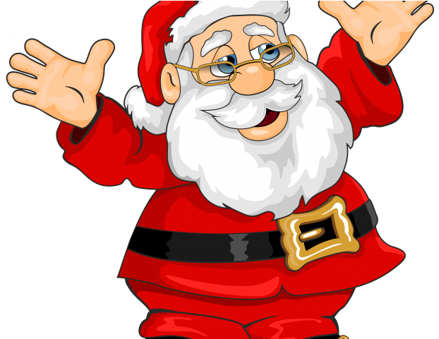 Santa Clipart Transparent Background - Santa Transparent (640x480)