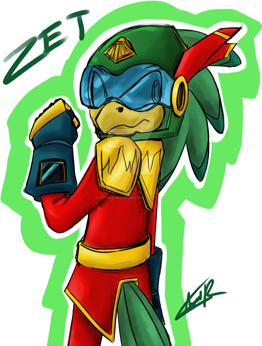 Zet The Hawk By Ffenix-nova - Cartoon (900x1273)