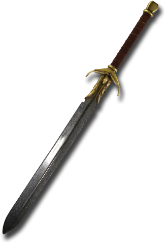 Drawn Knife Transparent Background - Sword (350x500)