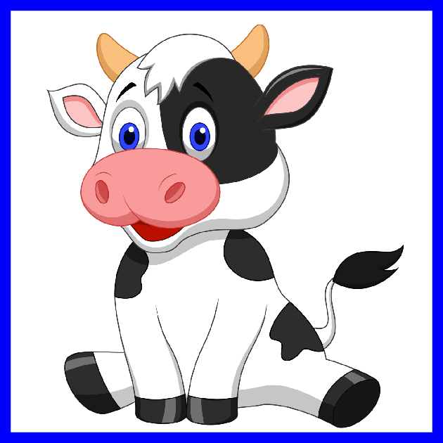 Stitch Background Stitch Cartoon Transparent Background - Cow Cartoon (630x630)