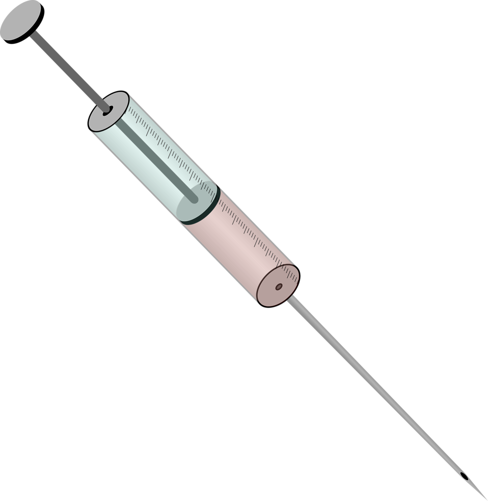 Syringe Clipart Transparent - Needle Clip Art (958x982)