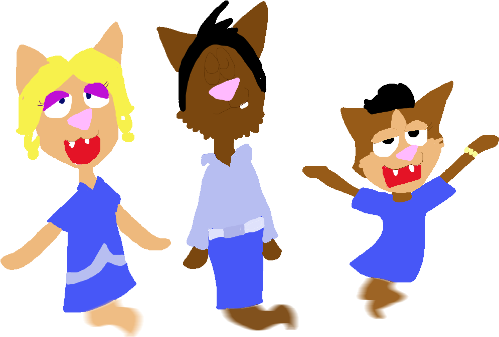 Singing Cats From Umjamrlammy By Evilsonic2 - Cartoon (1101x775)