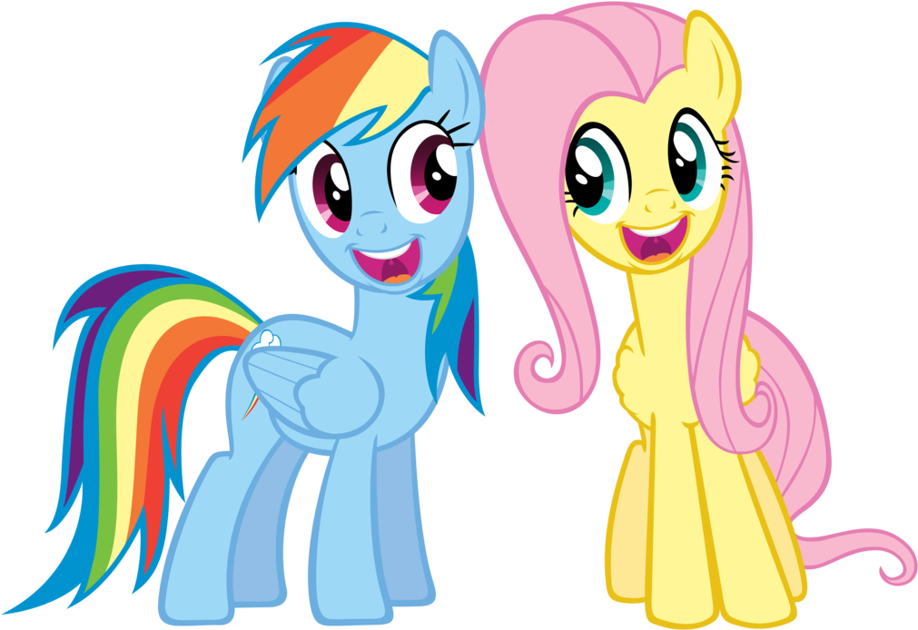 Dash And Fluttershy Singing By Stabzor - Rainbow Dash And Fluttershy (1071x746)