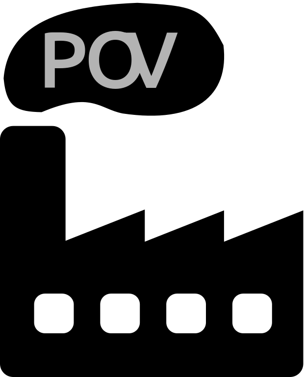 Company Pov Icon - Factory Svg (620x768)
