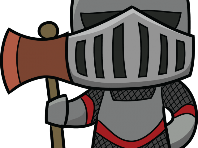 Knight Clipart Comic - Knight Cartoon Middle Ages (640x480)