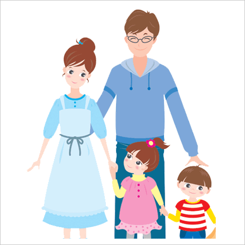 Family Car Sticker With Color (502x502)