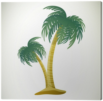 Cuadro En Lienzo Ilustración Vectorial De Palmeras - Palm Trees (400x400)