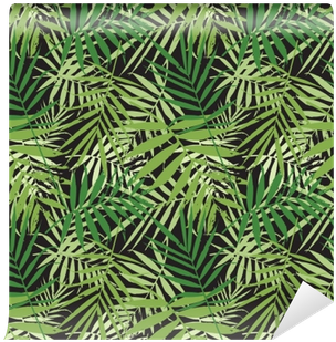 Fotomural Hojas De Palmera Tropical, Selva Hojas De - Evergreen (400x400)