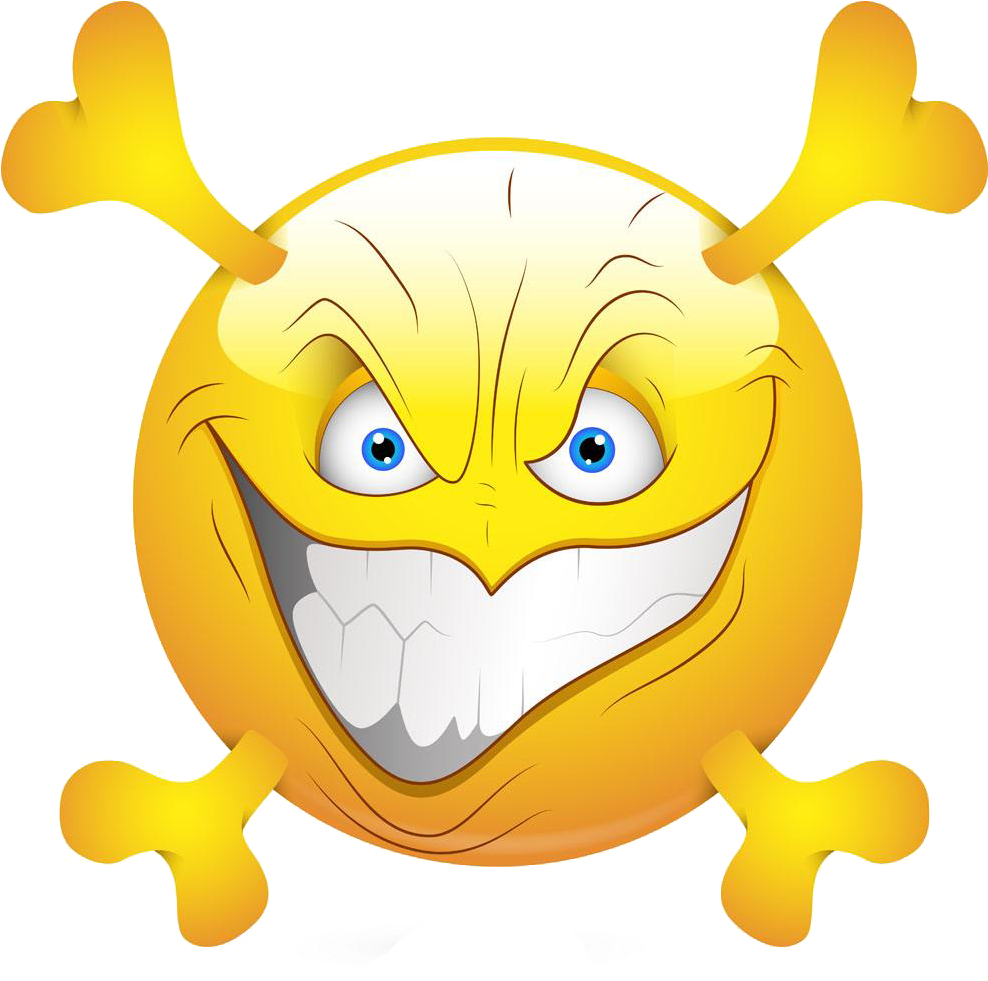Smiley Emoticon Clip Art - Gefährlich Smiley (987x1000)