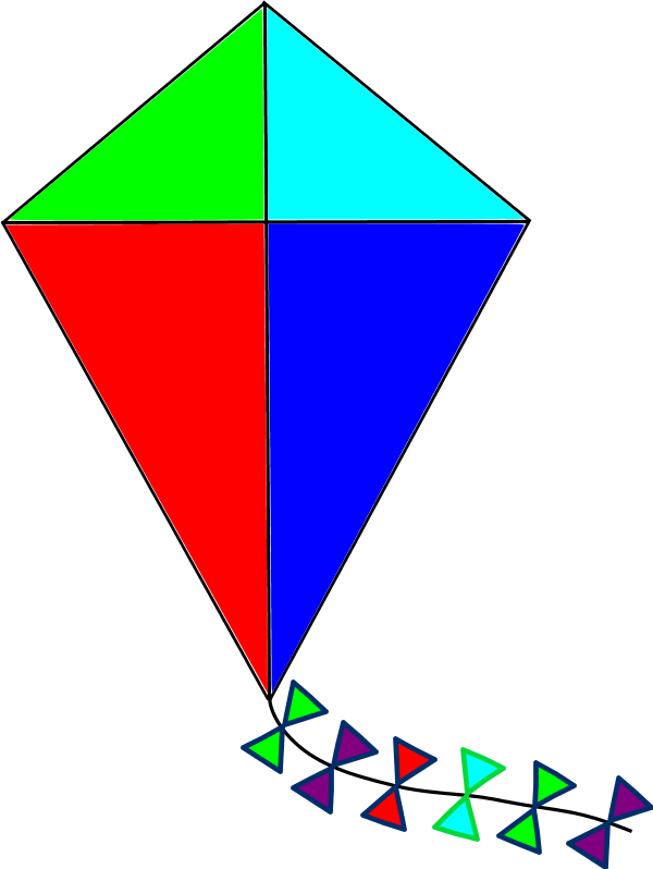 Allure - Clipart - Kite Clipart (600x798)