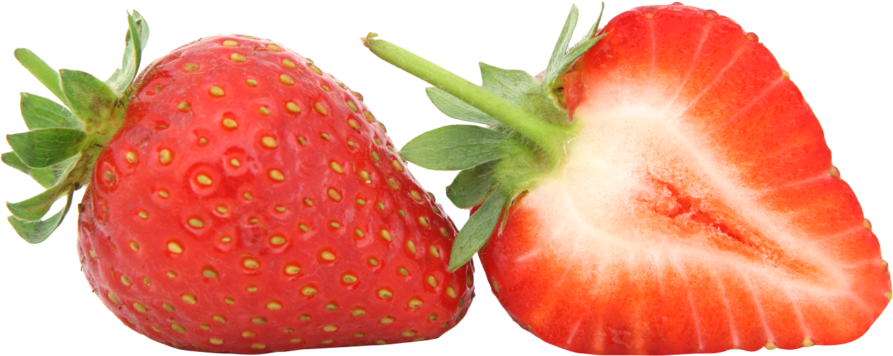 Berries Clipart Strawberry Slice - Strawberry Png (1320x552)