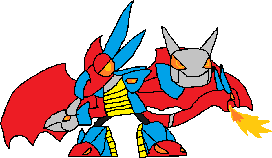 Orochi Drazor Vector By Darktidalwave - Cartoon (957x560)