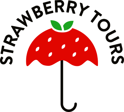 Strawberry Tours Offers 9 Unique Free Walking Tours - Strawberry Tours Logo (500x451)