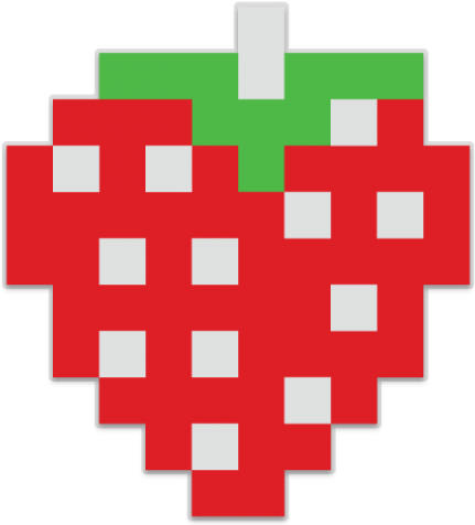Strawberry Clipart Pacman - Transparent Pac Man Fruit (650x650)