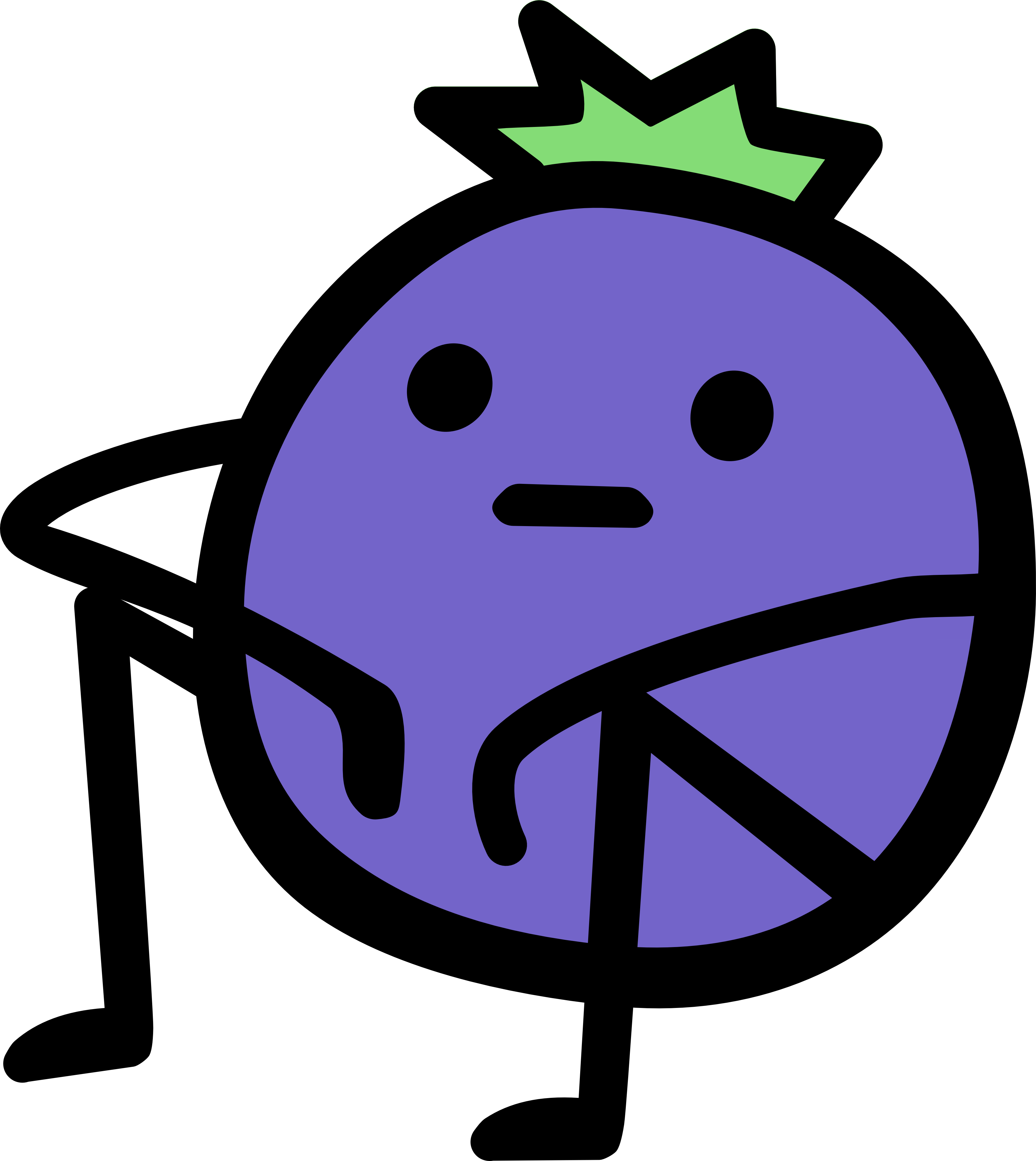 344 Kb Png - Strange Times For Berry Club (3607x4043)