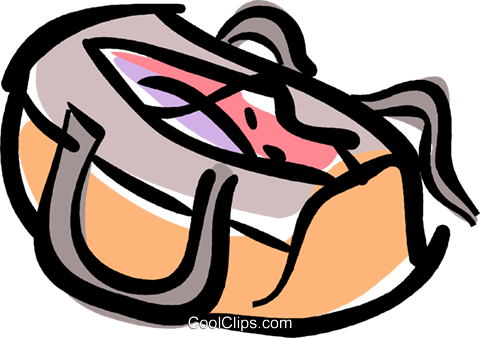 Duffel Bag Clipart Art - Gym Bag Clip Art (480x338)