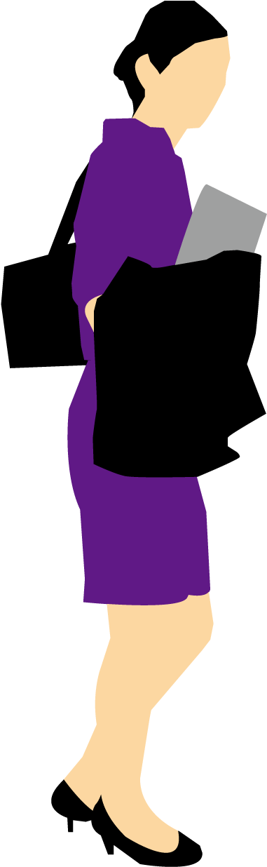 Businessperson Female Woman Icon - Business Woman Silhouette (1500x1501)