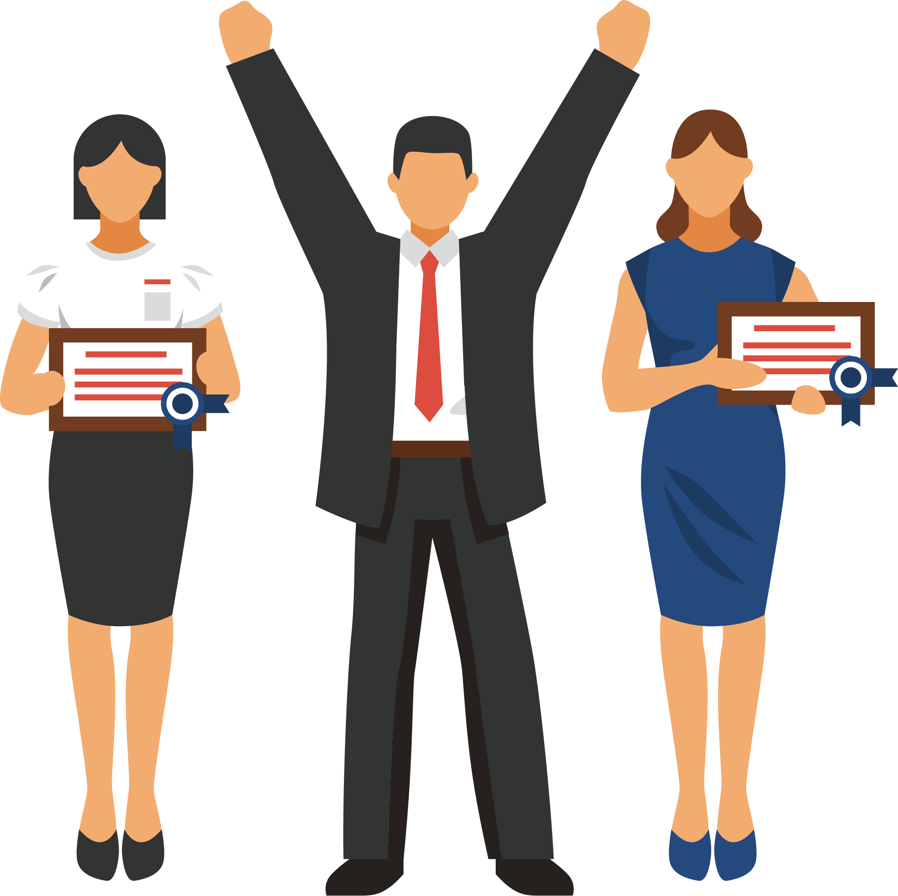 Vector Creative Business People Posters - Vector Graphics (1817x1813)