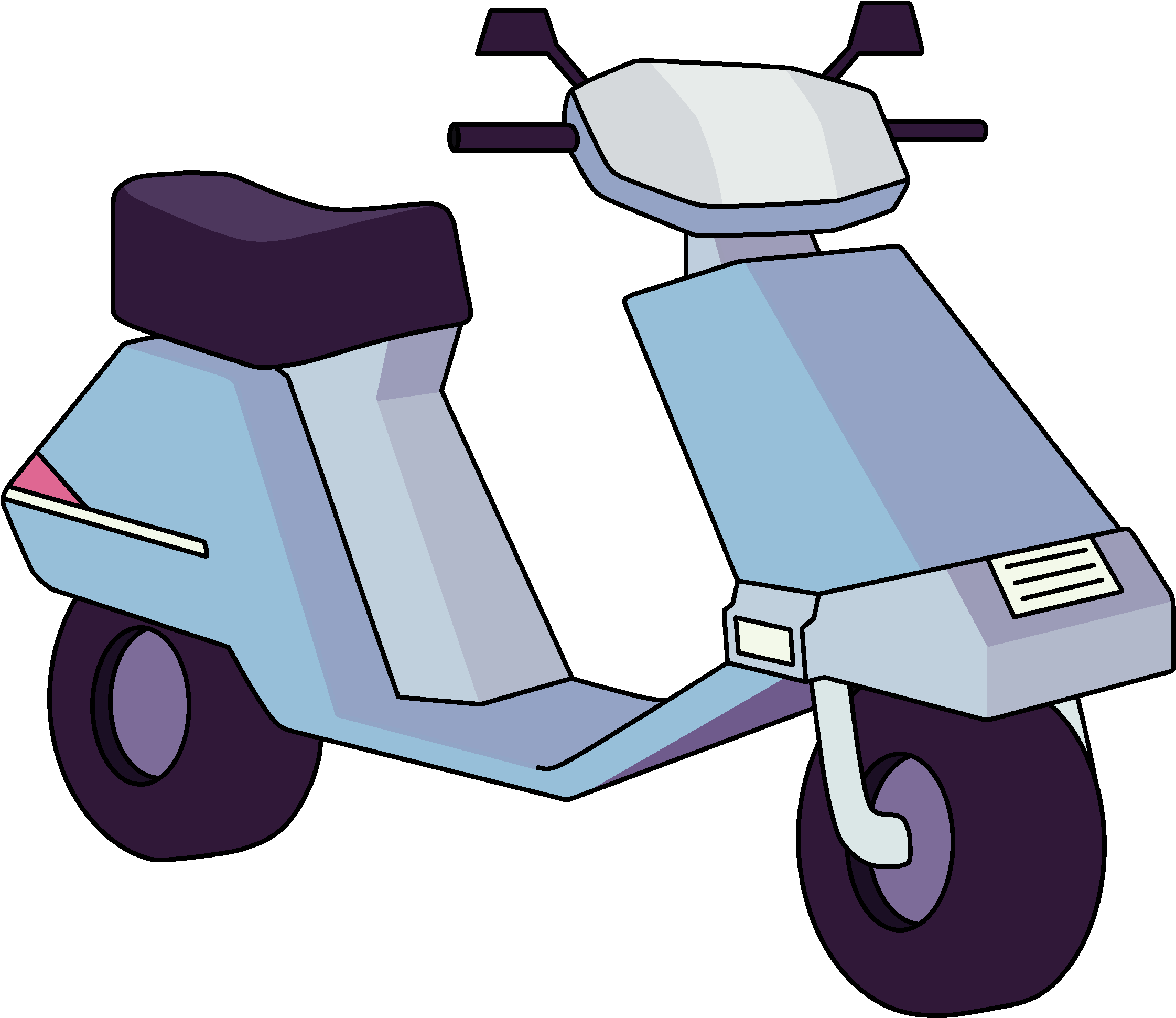 Scooter Clipart Cartoon - Omd Worldwide (2323x1992)