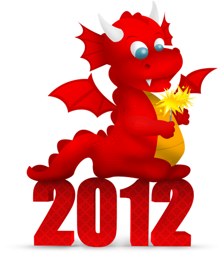 2012 Year Of Dragon Icon - 2012 Graphics (512x512)