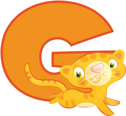 G Wall Adhesive Letters For Kids Rooms - Cartoon (700x700)