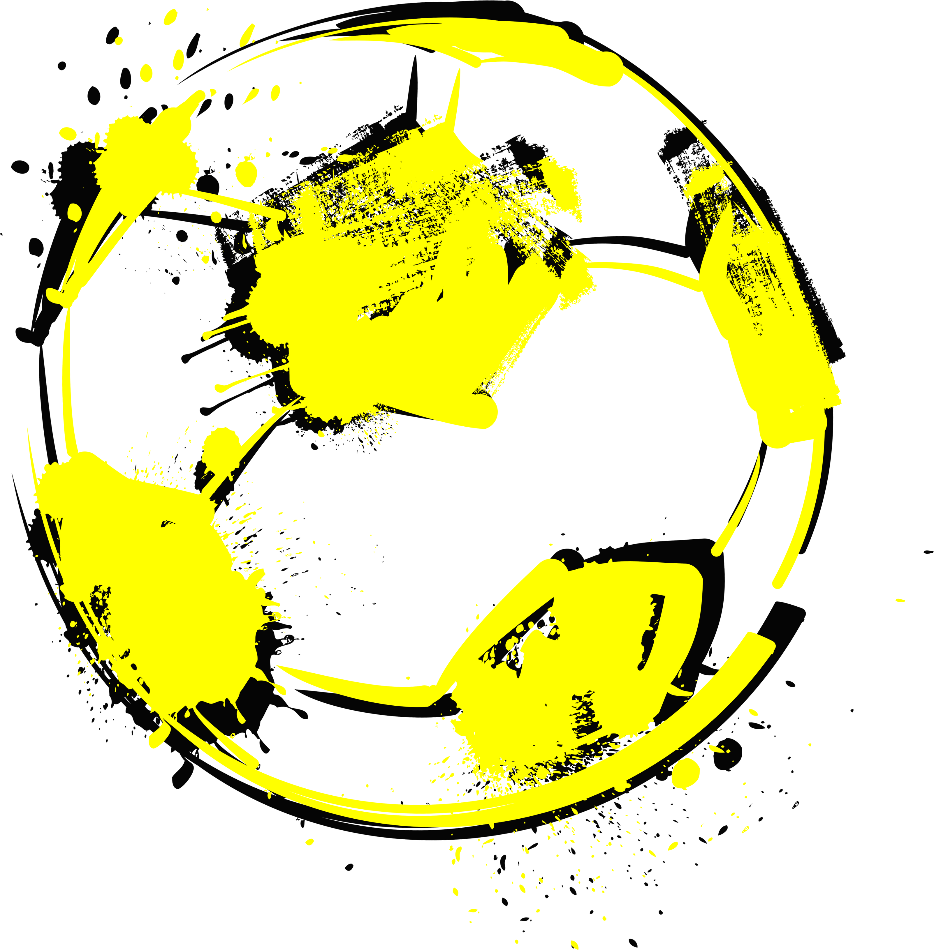 Graffiti Football Clip Art - Circle (3205x3262)