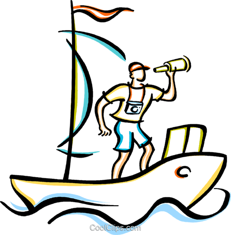Sailing Clipart Verb - Deckhand Clipart (472x480)