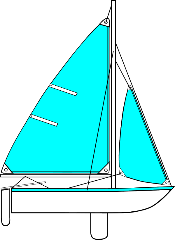 Sail Clipart Toy Sailboat - Sides Of A Sail (600x821)