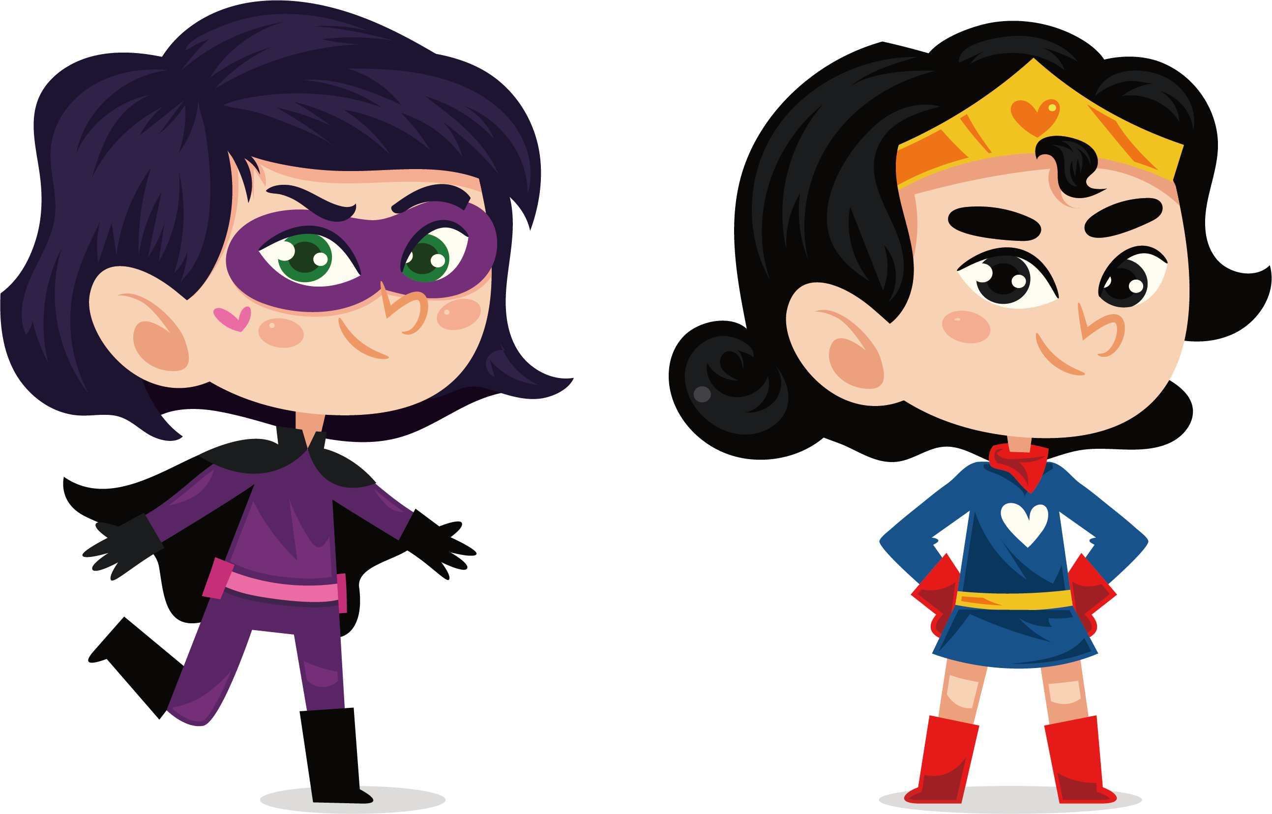 Diana Prince Superhero Cartoon - Sdgs Kids Avengers (2587x1656)