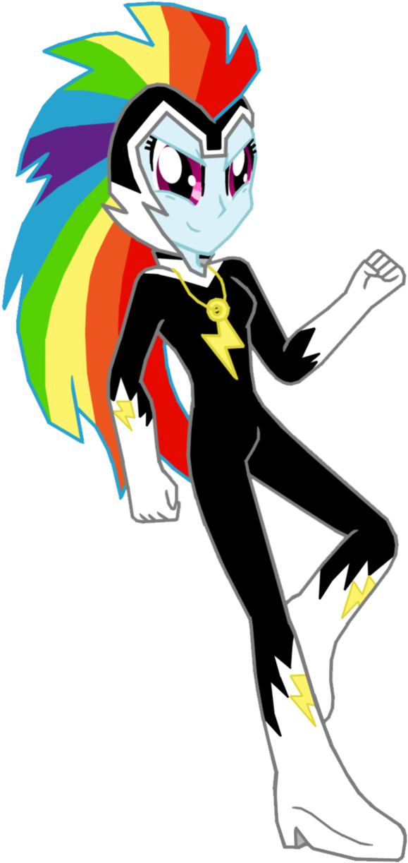 Ferrokiva, Equestria Girls, Female, Power Ponies, Power - Power Ponies Rainbow Dash (1024x1365)