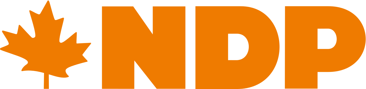 Orange Ndp Logo English - Logo Of Ndp (1280x312)