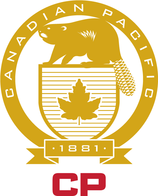 The Beaver And The Maple Leaf Are Canada's National - Canadian Pacific Railway Logo (525x652)