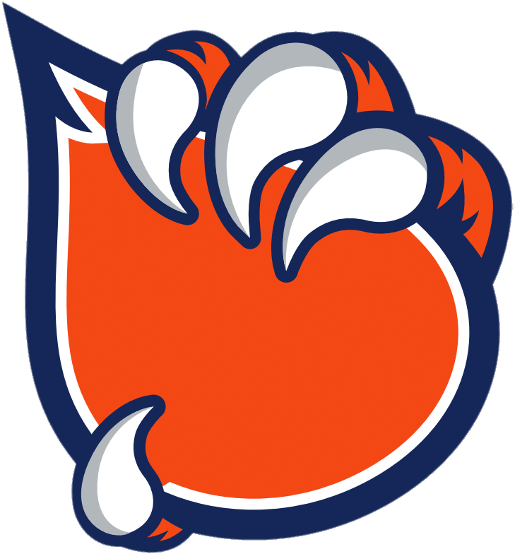 Bakersfield Condors Paw Logo - Bakersfield Condors Logo (730x790)