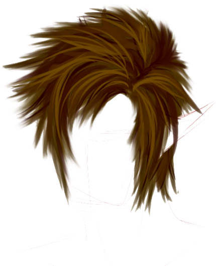 Stylish Hair Png, Boys Hair Png - Long Hair Png Boy (600x643)