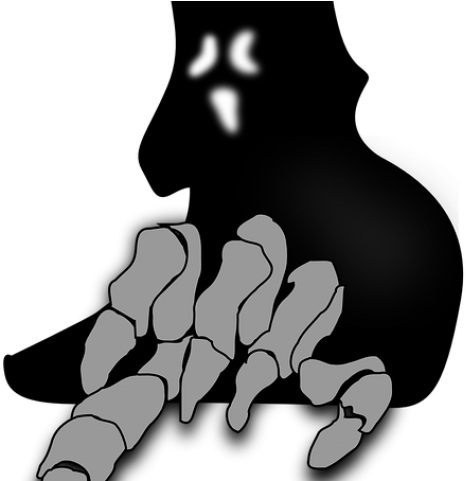 Creepy Clipart Scary Ghost - Scary Ghost (640x480)