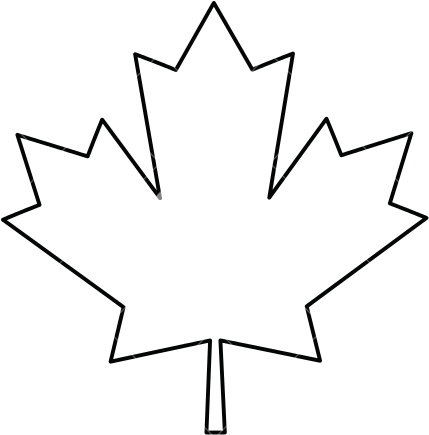 Canadian, Food, Maple, Syrup Icon - Maple Leaf Vector Outline (550x550)
