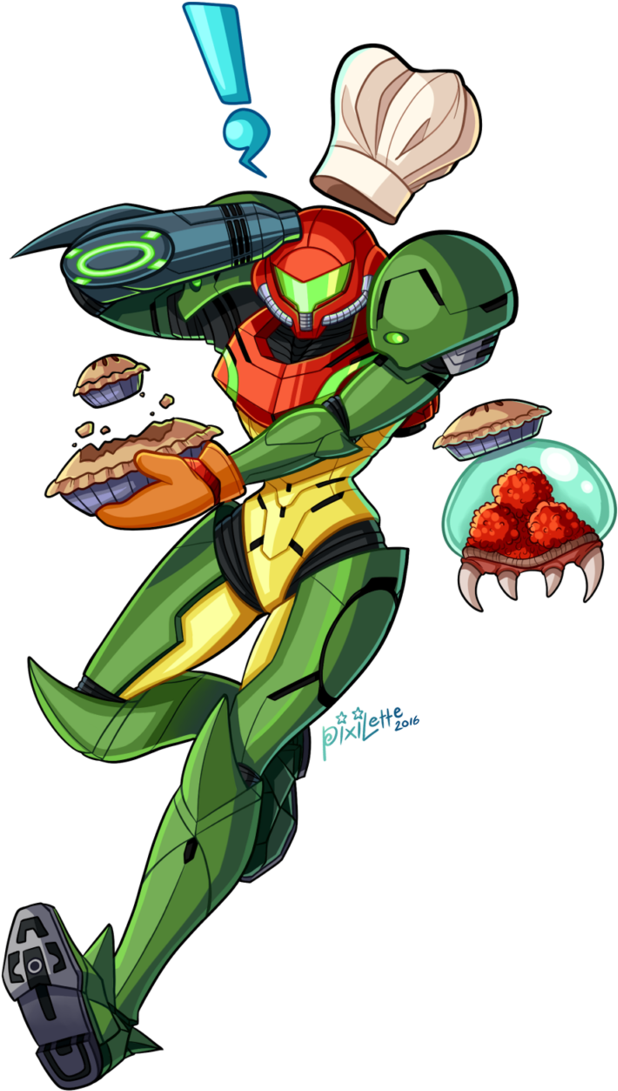 Chef Samus By Pixilette-star - Samus Chef (696x1148)