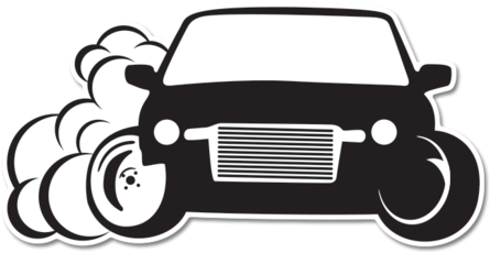 Drift Or Die Stickers - Antique Car (480x480)