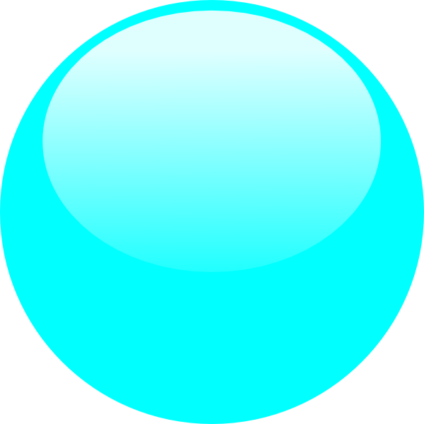 Bubble Sky Blue Svg Clip Arts 600 X 600 Px - Sky Blue Circle Png (600x600)