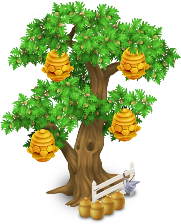 Tree With A Beehive (786x786)