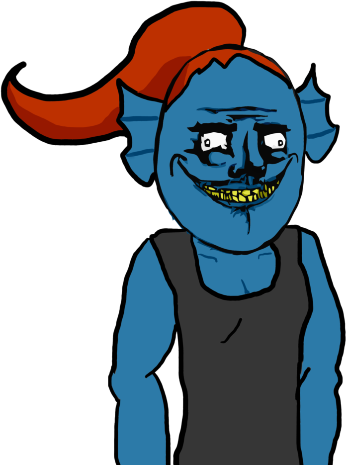 Undyne Is Dying Rn By Boomerangium - Undyne Funny Face (751x1064)