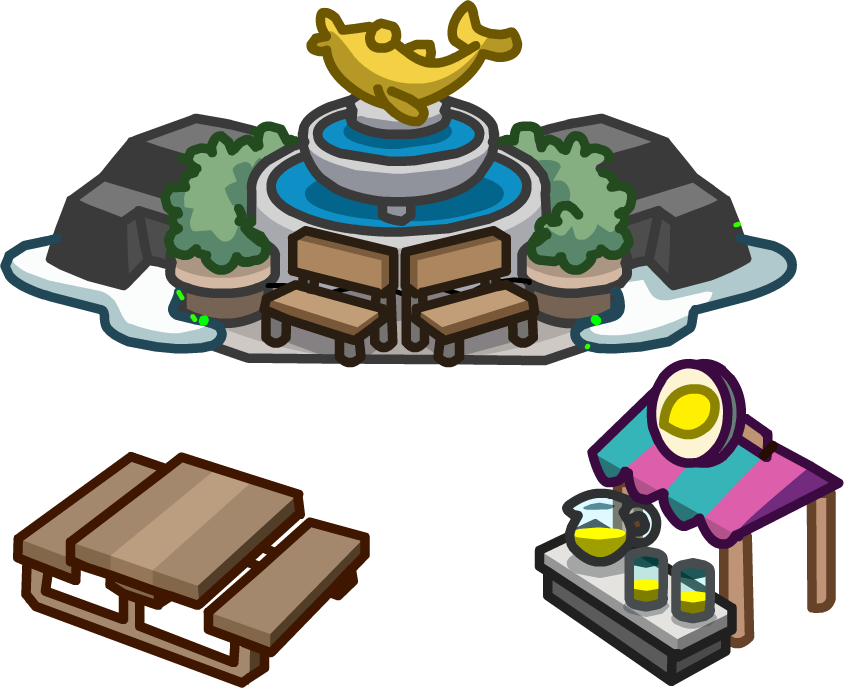 School & Skate Party Forest Map Icon - Club Penguin Plaza School And Skate Party (844x688)