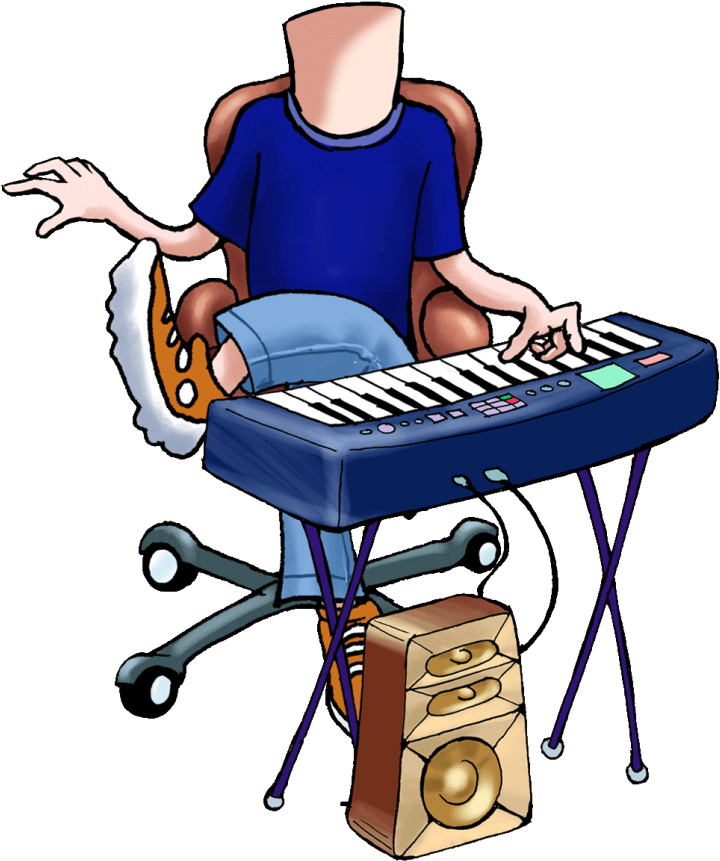 Boy Sit On Chair Cartoon (747x900)