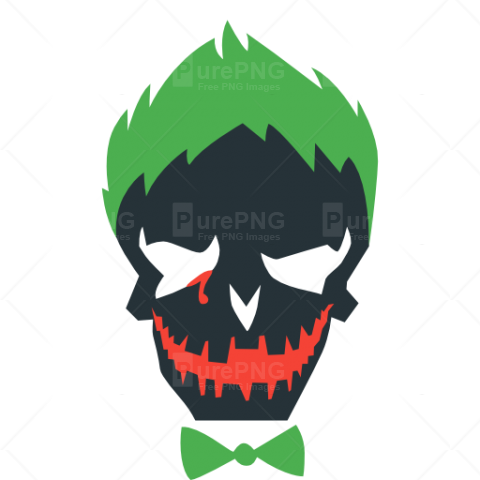 Suicide Clipart Transparent Background - Joker: Adults Coloring Book (480x480)