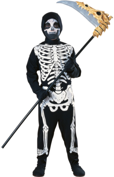 Child Haunted House Skeleton - Skeleton Costume For Boys (366x580)