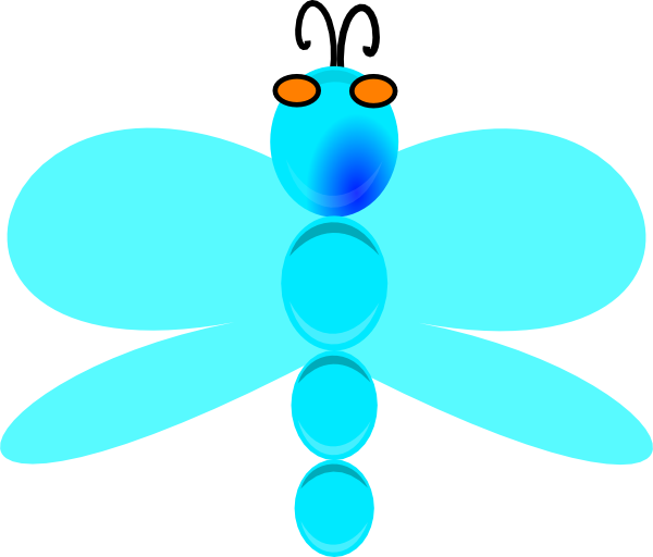 Dragon Fly With Eyes Clip Art At Clkercom Vector Online - Clip Art (600x512)