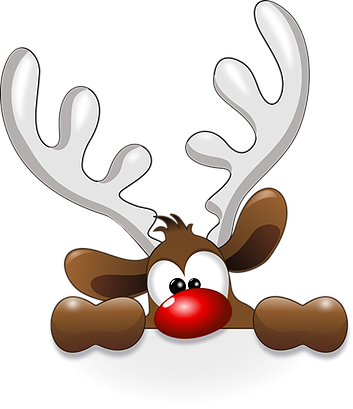 Good Luck Everyone - Reindeer Head Clipart (400x463)