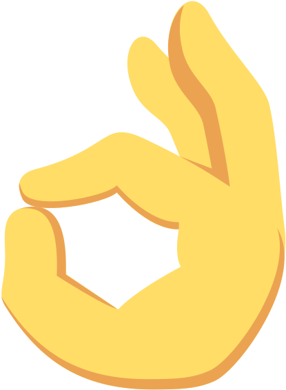 240 × 240 Pixels - Ok Hand Emoji Discord (600x600)