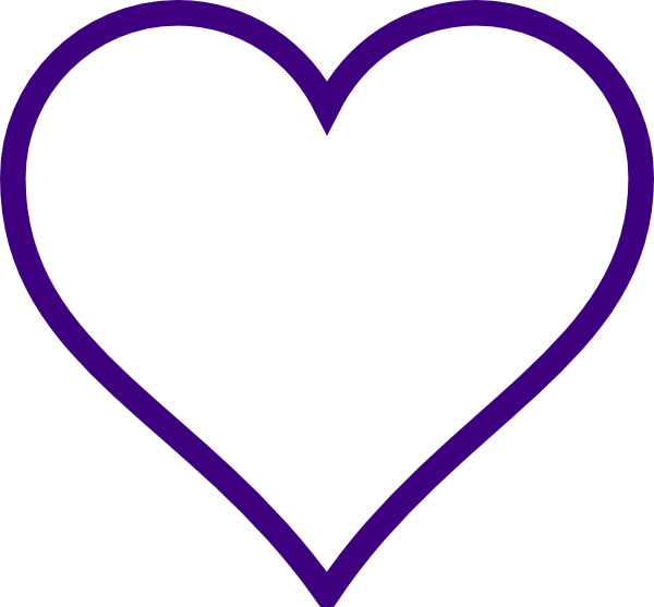 Purple Heart Outline Clipart - Clip Art (1280x1156)