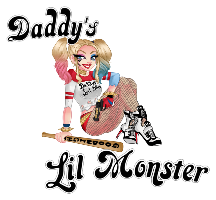 Daddy's Lil' Monster By Samelodii - Harley Quinn Daddys Little Monster (927x861)